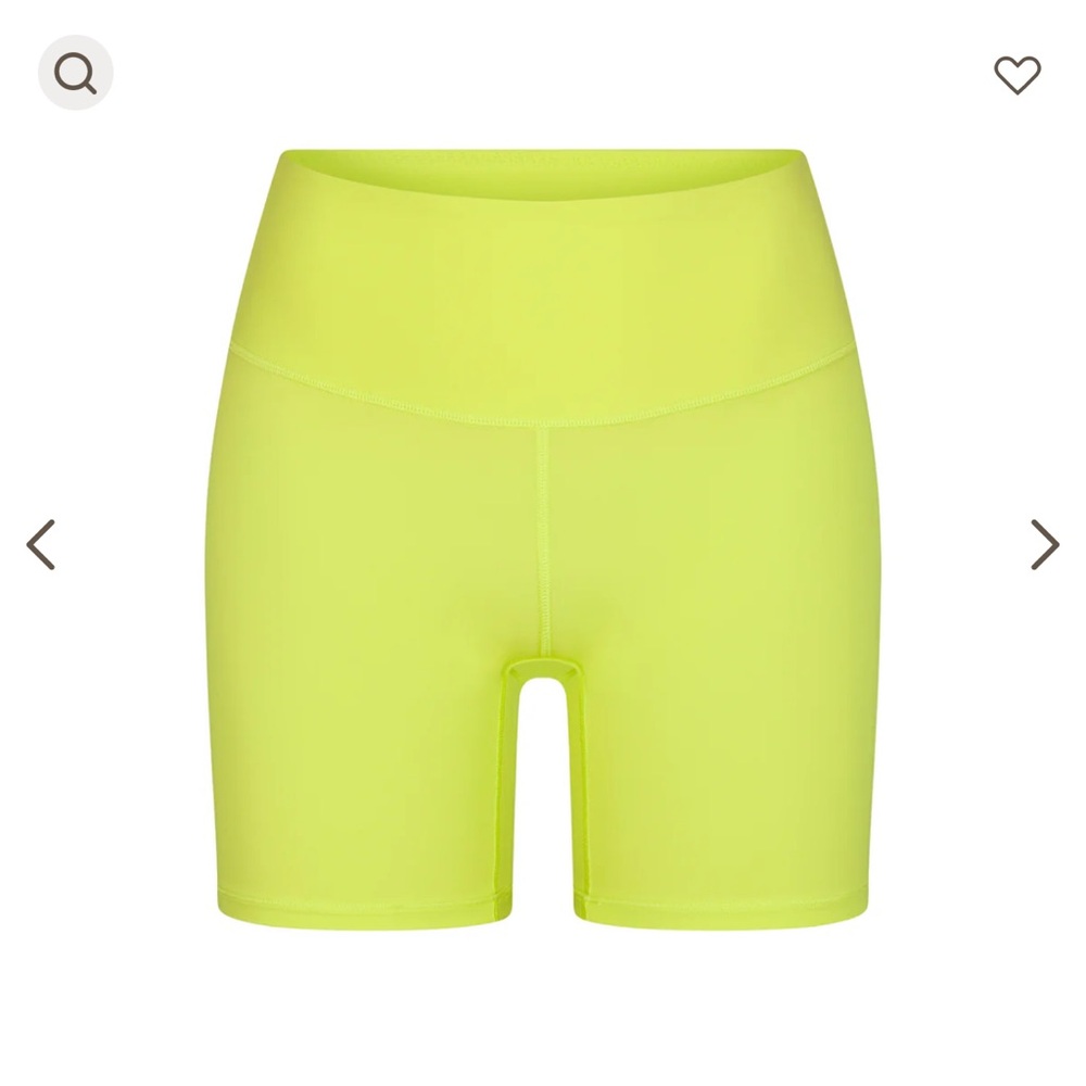 SKIMS Fits Everybody High Waist Short - color: Daffodil